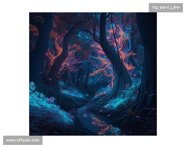 穿越神秘荧光森林的冥想之旅引导探索心灵深处的奇异光辉